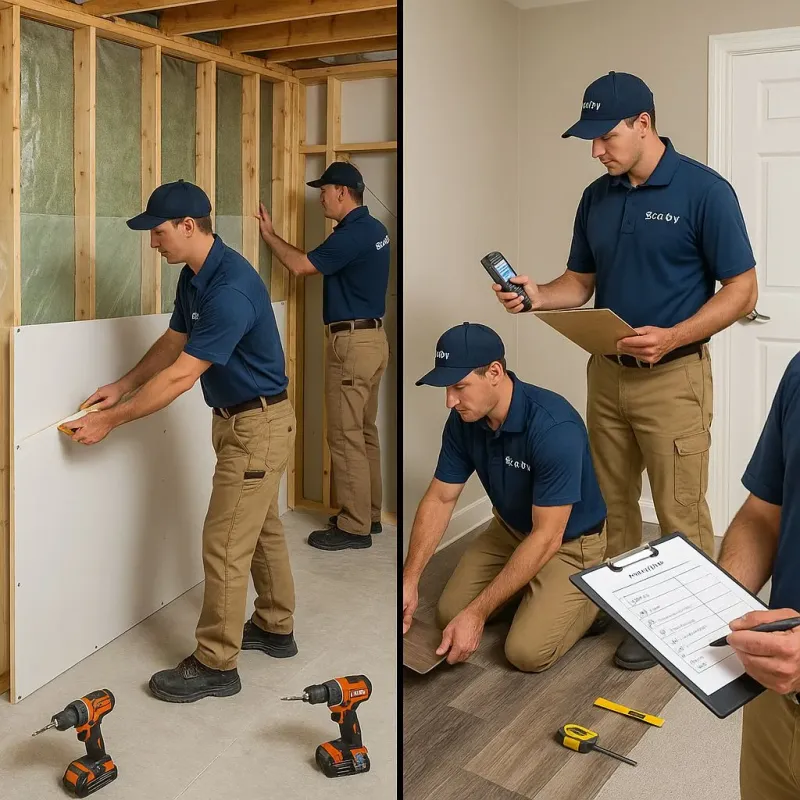 Repairs and Reconstruction process in Rapids, NY